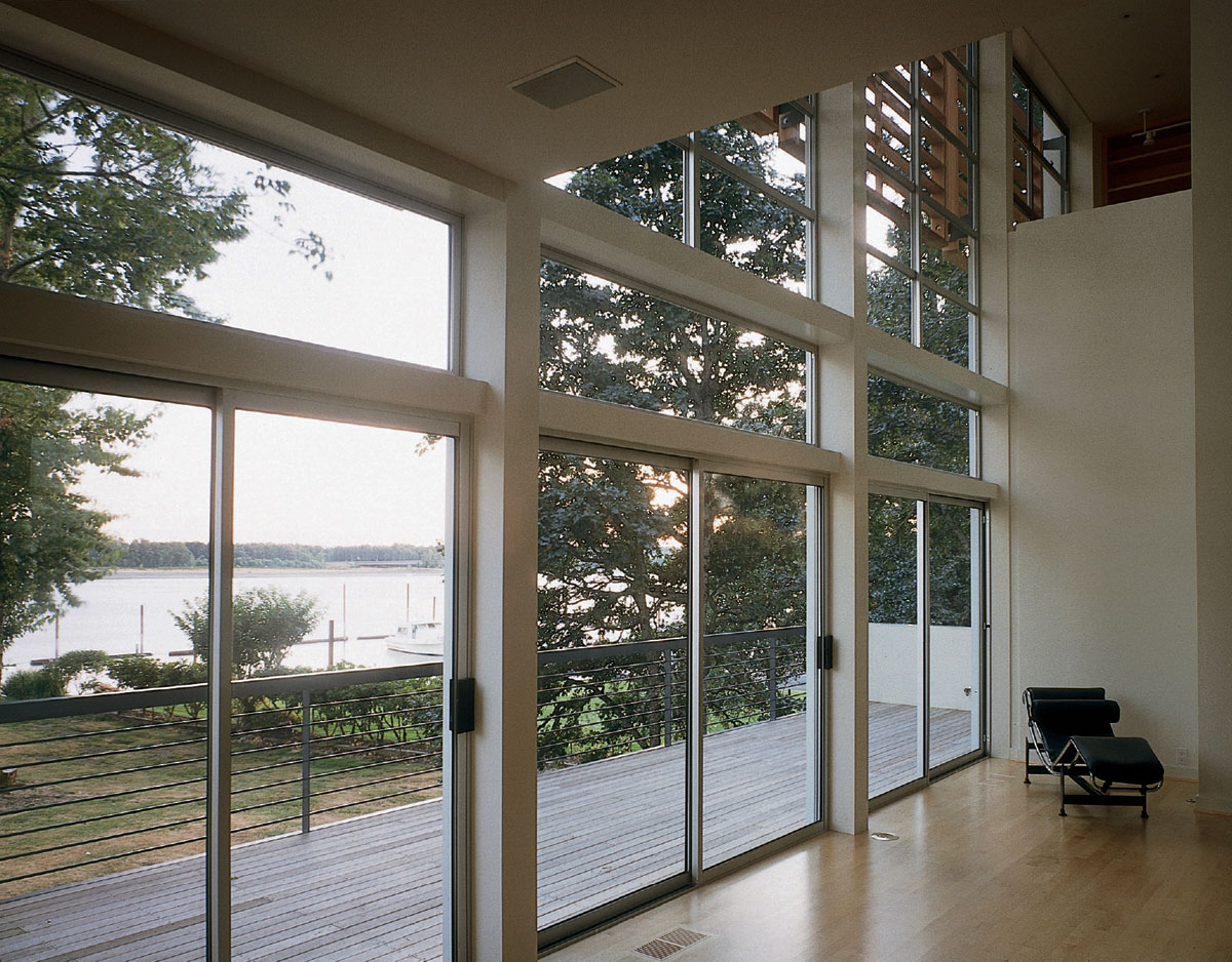 Commercial glass sliding doors and windows